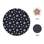 Seamless Pattern Background Circle Playing Cards (Round) Front