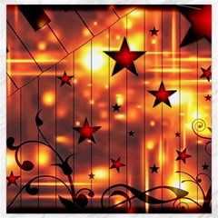 Star Radio Light Effects Magic Canvas 12  X 12  by HermanTelo