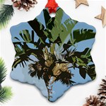 Palm Tree Snowflake Ornament (Two Sides) Front