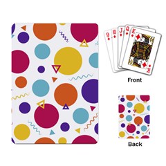 Background Polka Dot Playing Cards Single Design by HermanTelo