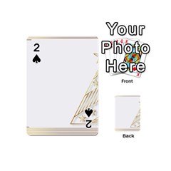 Christmas Tree Star Playing Cards Double Sided (mini) by HermanTelo