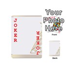 Christmas Tree Star Playing Cards Double Sided (Mini) Front - Joker2