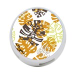 Pattern Leaves 4-Port USB Hub (One Side) Front