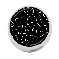 Scribbles Lines Painting 4-port Usb Hub (one Side) by HermanTelo