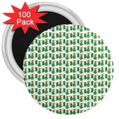 St-patricks Day Background Ireland 3  Magnets (100 Pack) by HermanTelo