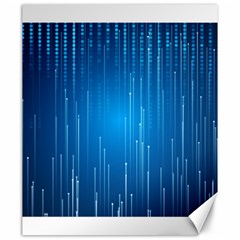 Abstract Rain Space Canvas 20  X 24  by Bajindul