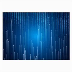 Abstract Rain Space Large Glasses Cloth (2 Sides) by Bajindul
