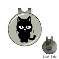 Cat Pet Cute Black Animal Hat Clips With Golf Markers by Bajindul