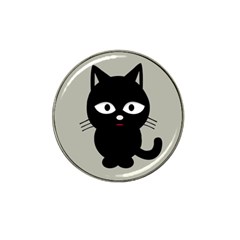 Cat Pet Cute Black Animal Hat Clip Ball Marker by Bajindul