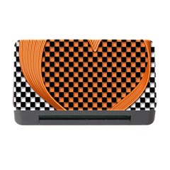 Heart Chess Board Checkerboard Memory Card Reader With Cf by Bajindul