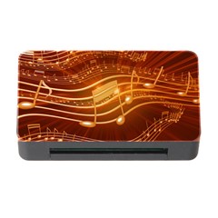 Music Notes Sound Musical Love Memory Card Reader With Cf by Bajindul