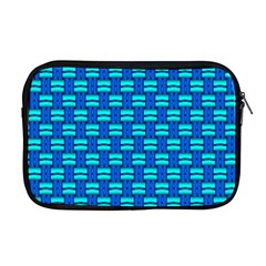 Pattern Graphic Background Image Blue Apple Macbook Pro 17  Zipper Case by Bajindul