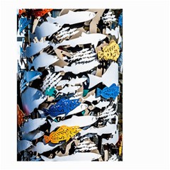 Art Fish Salmon Sydney Metal Small Garden Flag (two Sides) by Pakrebo