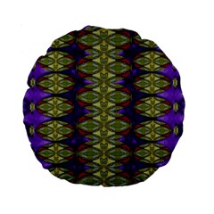 Divine Flowers Striving To Reach Universe Standard 15  Premium Flano Round Cushions by pepitasart