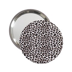 3d Leopard Print Black Brown 2 25  Handbag Mirrors by LoolyElzayat