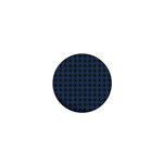 Argyle Dark Purple Black Pattern 1  Mini Buttons Front