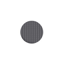 Ornate Oval Pattern Grey Black White 1  Mini Magnets by BrightVibesDesign