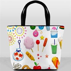 Summer Fair Food Goldfish Bucket Bag by Nexatart