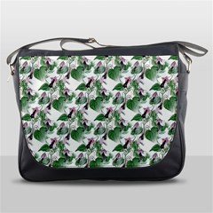Seamless Background Vintage Messenger Bag by Nexatart