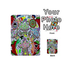 Supersonic Volcanic Mushroom Power Playing Cards 54 Designs (mini) by chellerayartisans