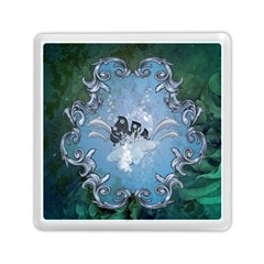 Surfboard With Dolphin Memory Card Reader (square) by FantasyWorld7
