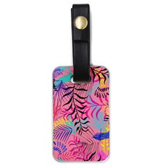 Leaves Luggage Tag (one Side) by Sobalvarro