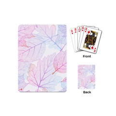 Beautiful Autumn Leaves Vector Seamless Pattern 02 Playing Cards Single Design (mini) by Sobalvarro
