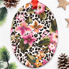 Seamless Flower Patterns Vector 03 Ornament (oval) by Sobalvarro