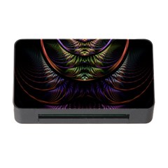 Fractal Colorful Pattern Fantasy Memory Card Reader With Cf by Pakrebo
