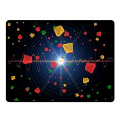 Technology Background Pattern Fleece Blanket (small) by Pakrebo