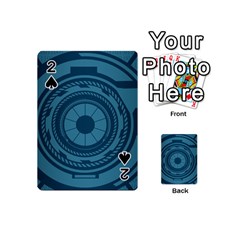 Technology Background Binary Playing Cards 54 Designs (mini) by Pakrebo