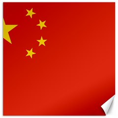 China Flag Canvas 12  X 12  by FlagGallery
