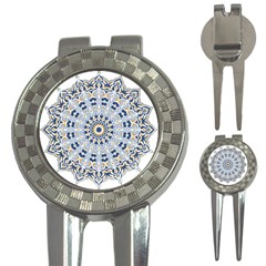 Arabesque Mandala Decorative 3-in-1 Golf Divots by Pakrebo