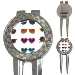 Eyeglasses 3-in-1 Golf Divots by HermanTelo