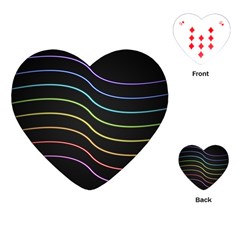 Wallpaper Background Colors Neon Playing Cards Single Design (heart) by Bajindul