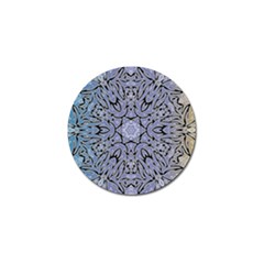 Mosaic Pattern Golf Ball Marker by Bajindul