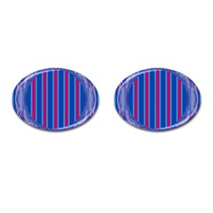 Digital Art Art Artwork Abstract Pattern Cufflinks (oval) by Pakrebo