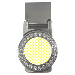 Yellow White Money Clips (cz)  by HermanTelo