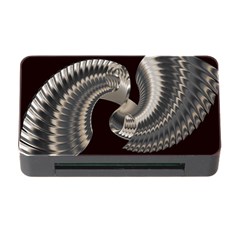 Ornament Spiral Rotated Memory Card Reader With Cf by Bajindul