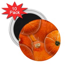 Pumpkin Halloween Fall Thanksgiving 2 25  Magnets (10 Pack)  by Pakrebo