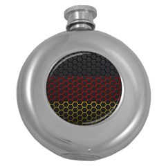 Germany Flag Hexagon Round Hip Flask (5 Oz) by HermanTelo