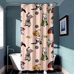 Funny Cats Shower Curtain 36  X 72  (stall)  by Sobalvarro