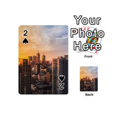 View Of High Rise Buildings During Day Time Playing Cards 54 Designs (mini) by Pakrebo