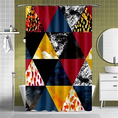 Triangles Shower Curtain 48  X 72  (small)  by Sobalvarro