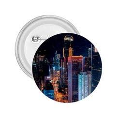 High Rise Buildings With Lights 2 25  Buttons by Pakrebo