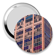 Low Angle Photography Of Beige And Blue Building 3  Handbag Mirrors by Pakrebo