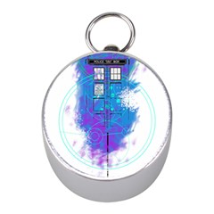 Tattoo Tardis Seventh Doctor Doctor Mini Silver Compasses by Sudhe