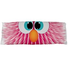 Bird Fluffy Animal Cute Feather Pink Body Pillow Case (dakimakura) by Sudhe