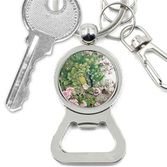 Peafowl Peacock Feather Beautiful Bottle Opener Key Chain by Sudhe