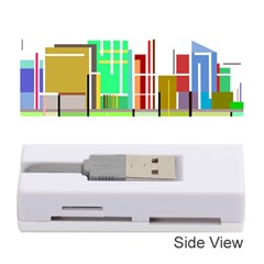 Business Finance Statistics Graphic Memory Card Reader (stick) by Simbadda